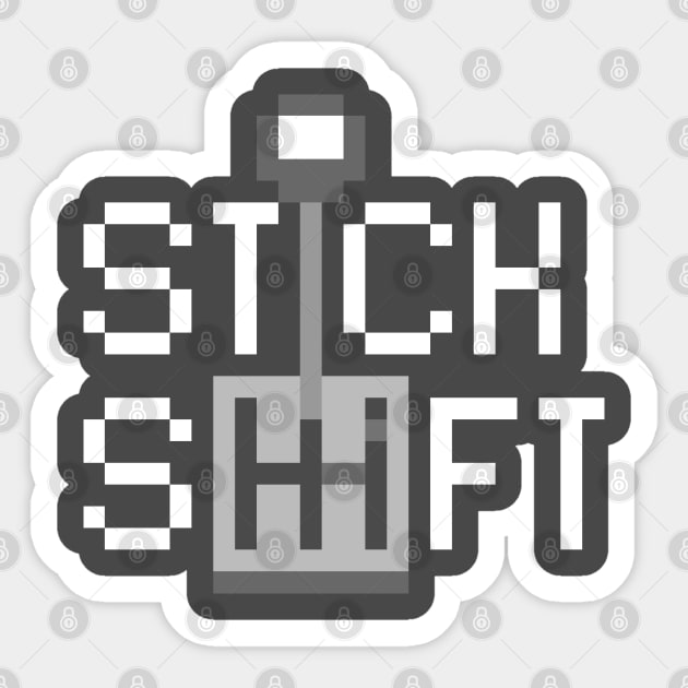 Stick Shift v2 Sticker by enrynz